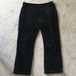 Express Tricot Black Velvet Pants